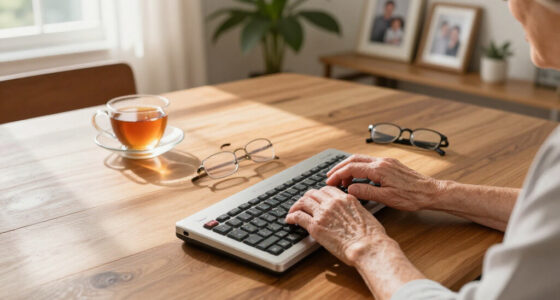 Large-Print Keyboards and High-Contrast Computer Setups for Aging Eyes