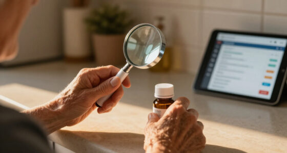 Lighted Magnifiers for Reading Mail, Menus and Medicine Labels