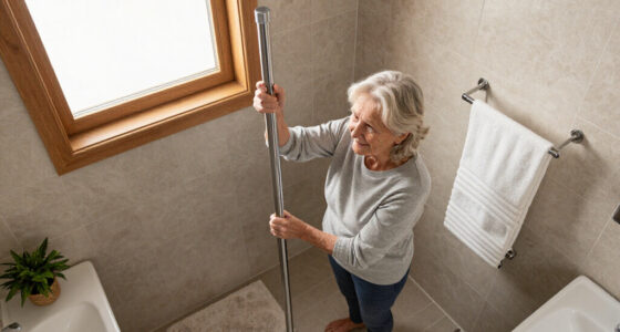 Floor-to-Ceiling Grab Poles: Renter-Friendly Support Without Drilling