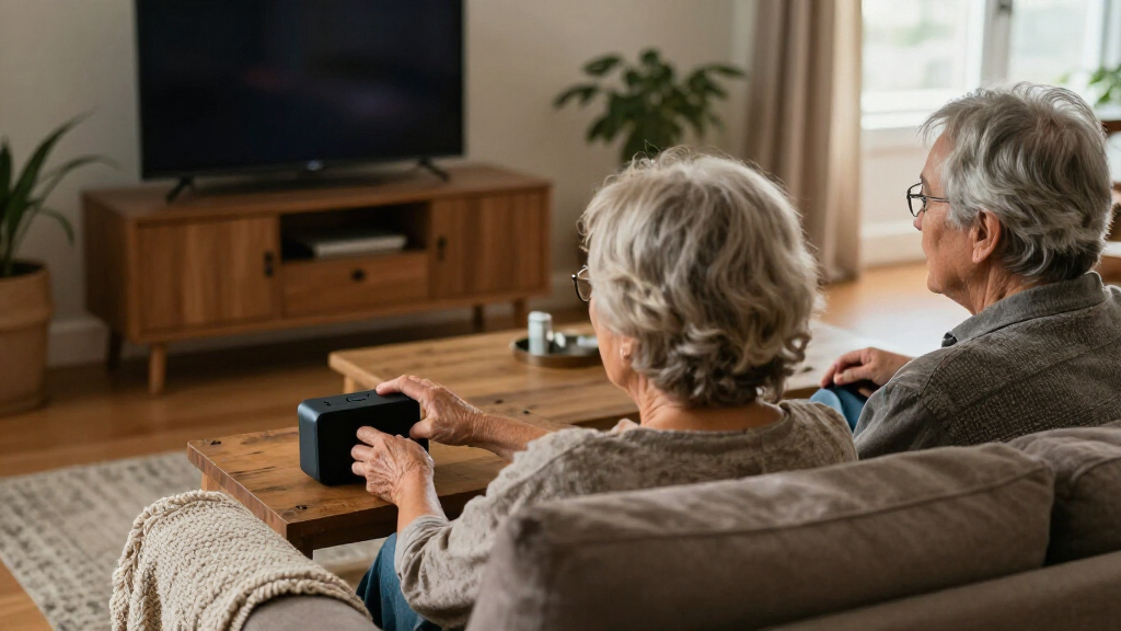 How to Watch TV Together When One Person Needs It Louder